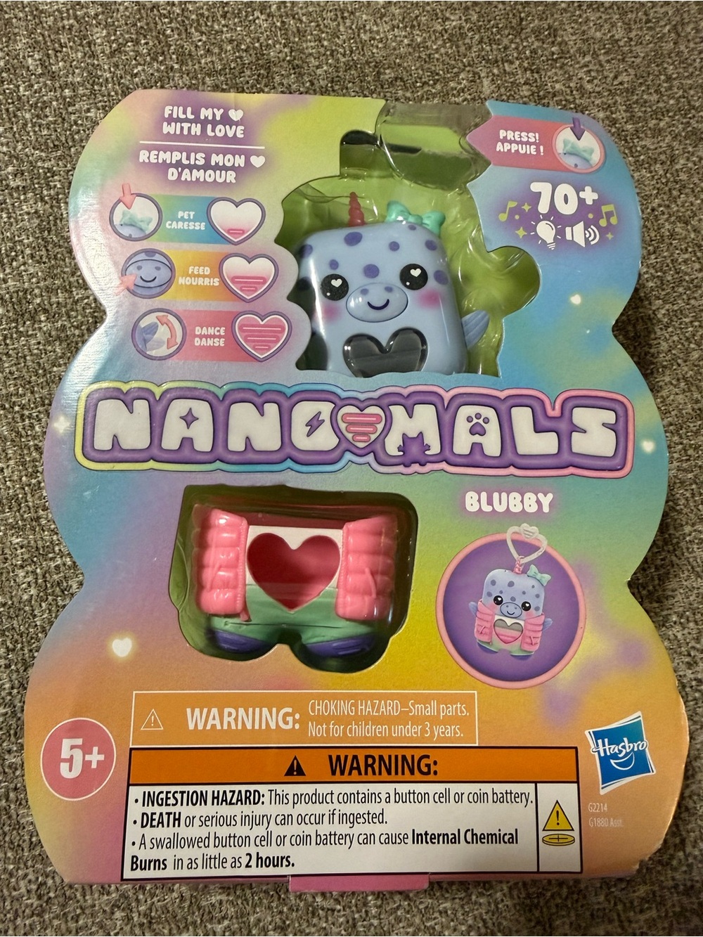 Hasbro Nanomals Electronic Pet - Blubby
